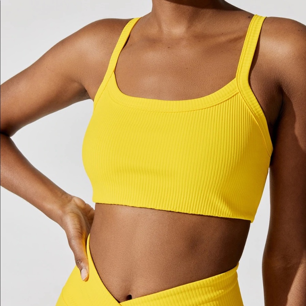 NWT Year of Ours Carbon38 Ribbed Bralette 2.0